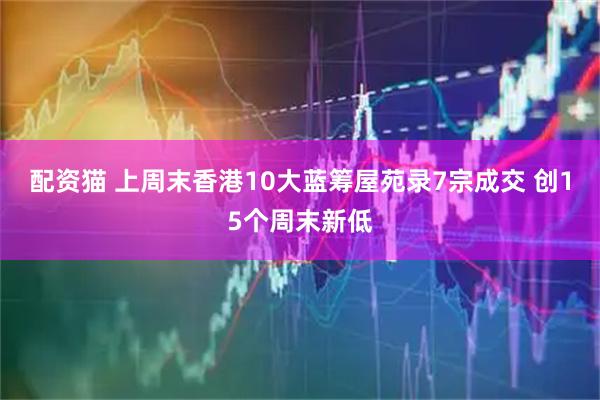 配资猫 上周末香港10大蓝筹屋苑录7宗成交 创15个周末新低